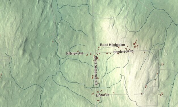 Map of Hodgdon, Maine