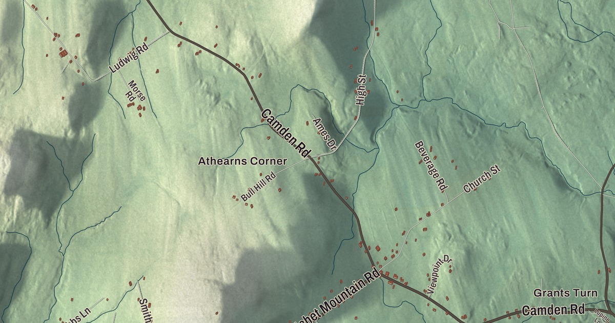 Map of Hope, Maine