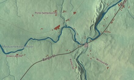 Map of Houlton, Maine