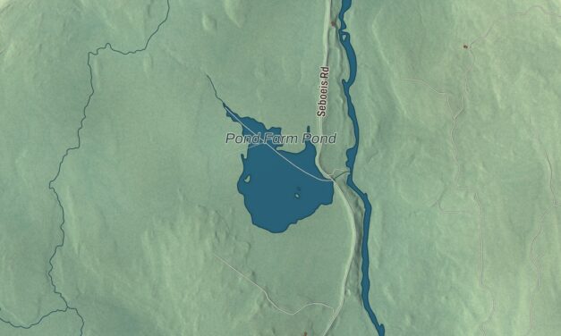 Map of Howland, Maine