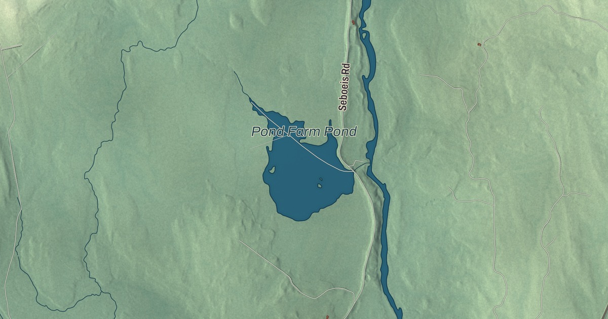 Map of Howland, Maine