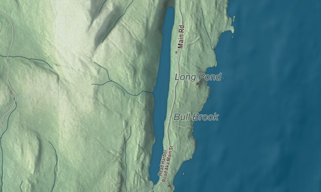 Map of Isle au Haut, Maine