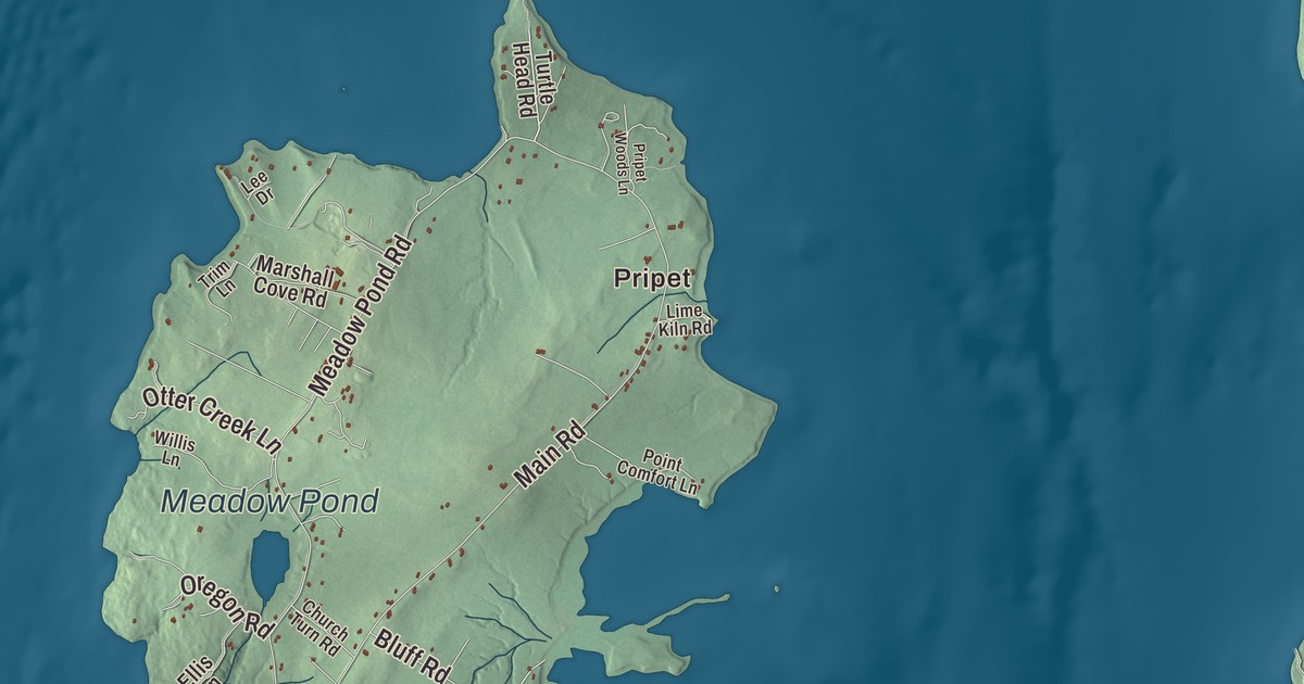 Map of Islesboro, Maine