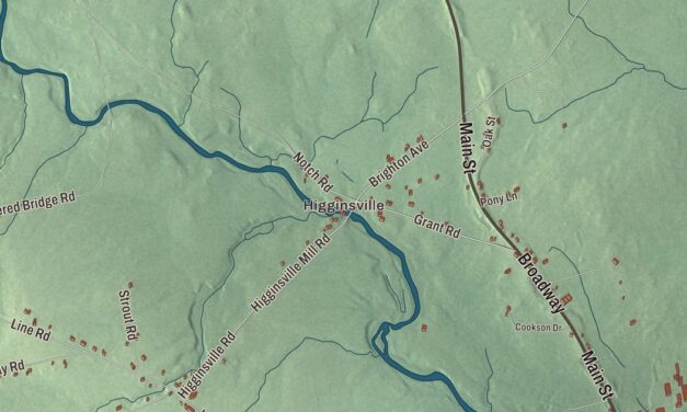 Map of Kenduskeag, Maine