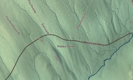 Map of Kingsbury, Maine
