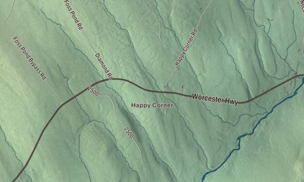 Map of Kingsbury, Maine