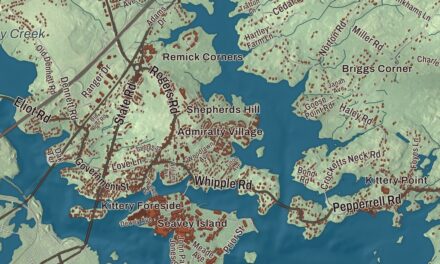 Map of Kittery, Maine