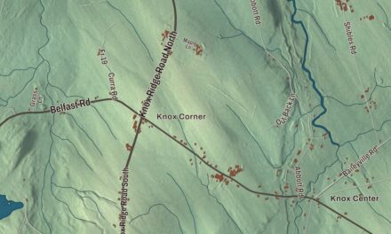Map of Knox, Maine