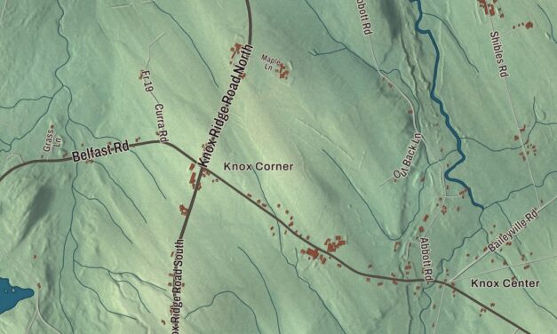 Map of Knox, Maine