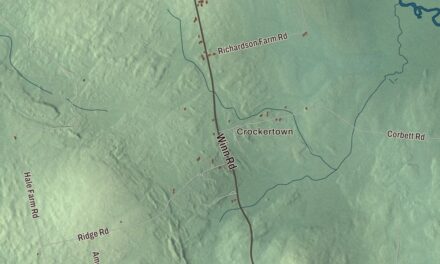 Map of Lee, Maine