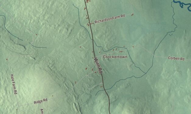 Map of Lee, Maine