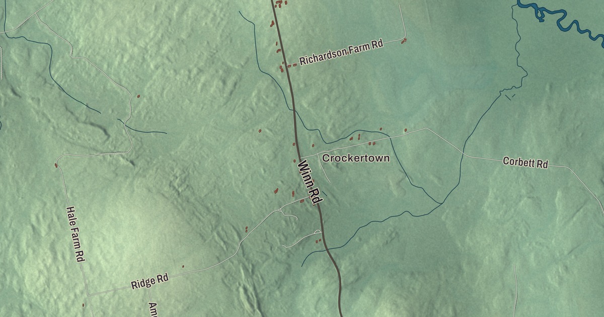 Map of Lee, Maine