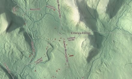 Map of Limerick, Maine