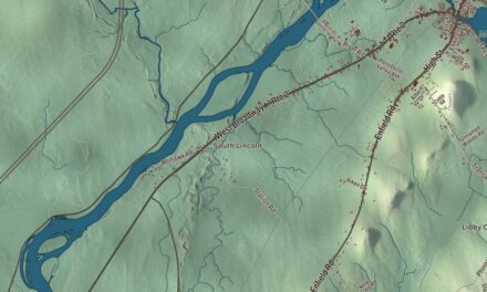 Map of Lincoln, Maine