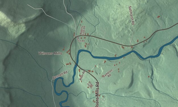 Map of Lincoln Plantation, Maine