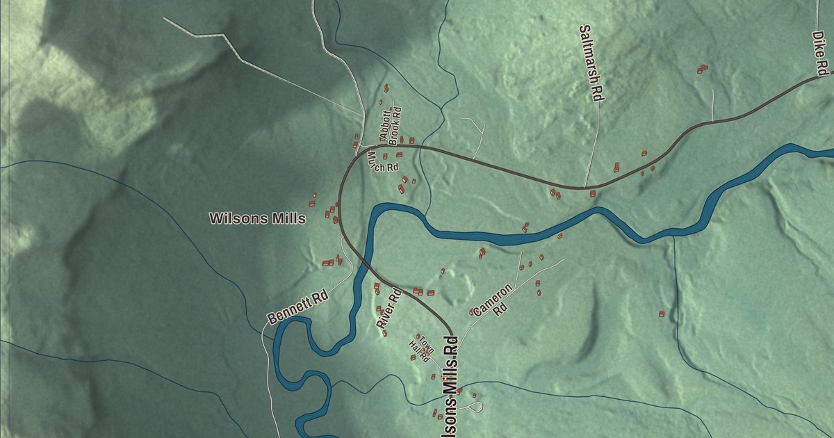 Map of Lincoln Plantation, Maine