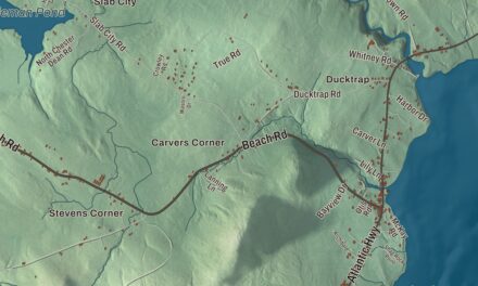 Map of Lincolnville, Maine