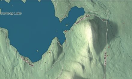 Map of Linneus, Maine
