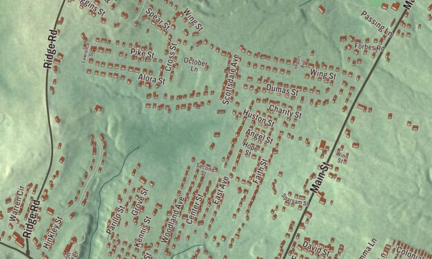 Map of Lisbon Falls, Maine