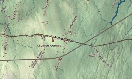 Map of Litchfield, Maine