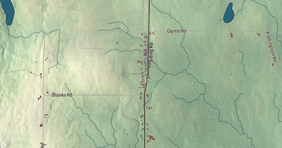 Map of Littleton, Maine
