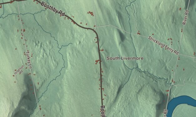 Map of Livermore, Maine