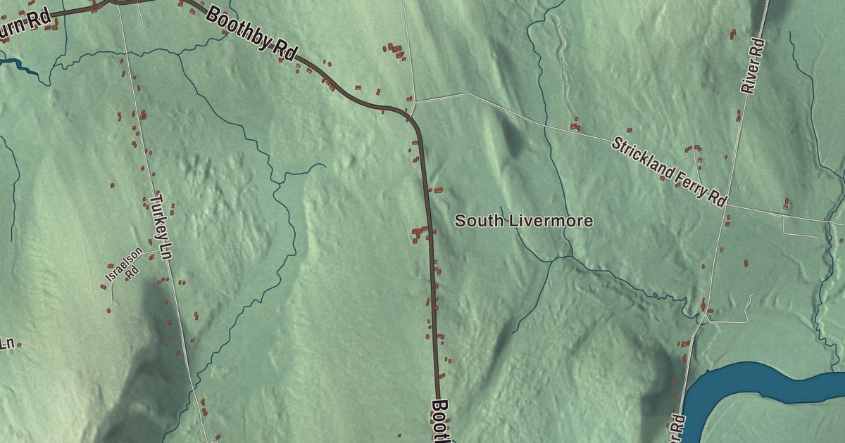 Map of Livermore, Maine
