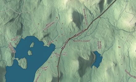 Map of Lovell, Maine