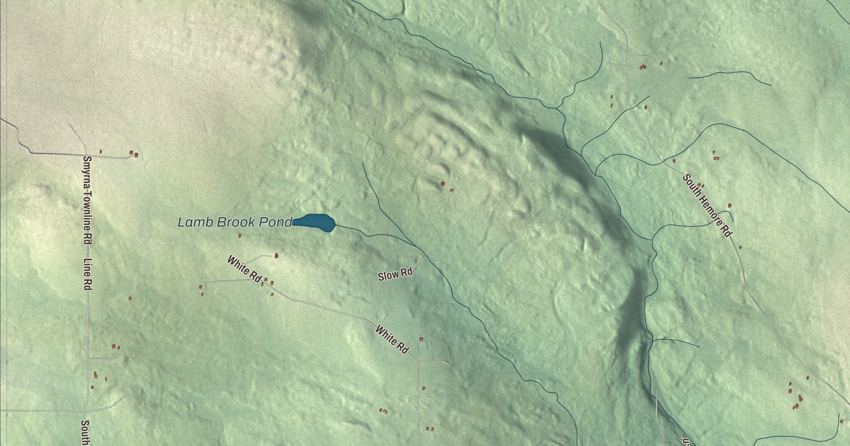 Map of Ludlow, Maine