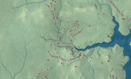 Map of Machias, Maine