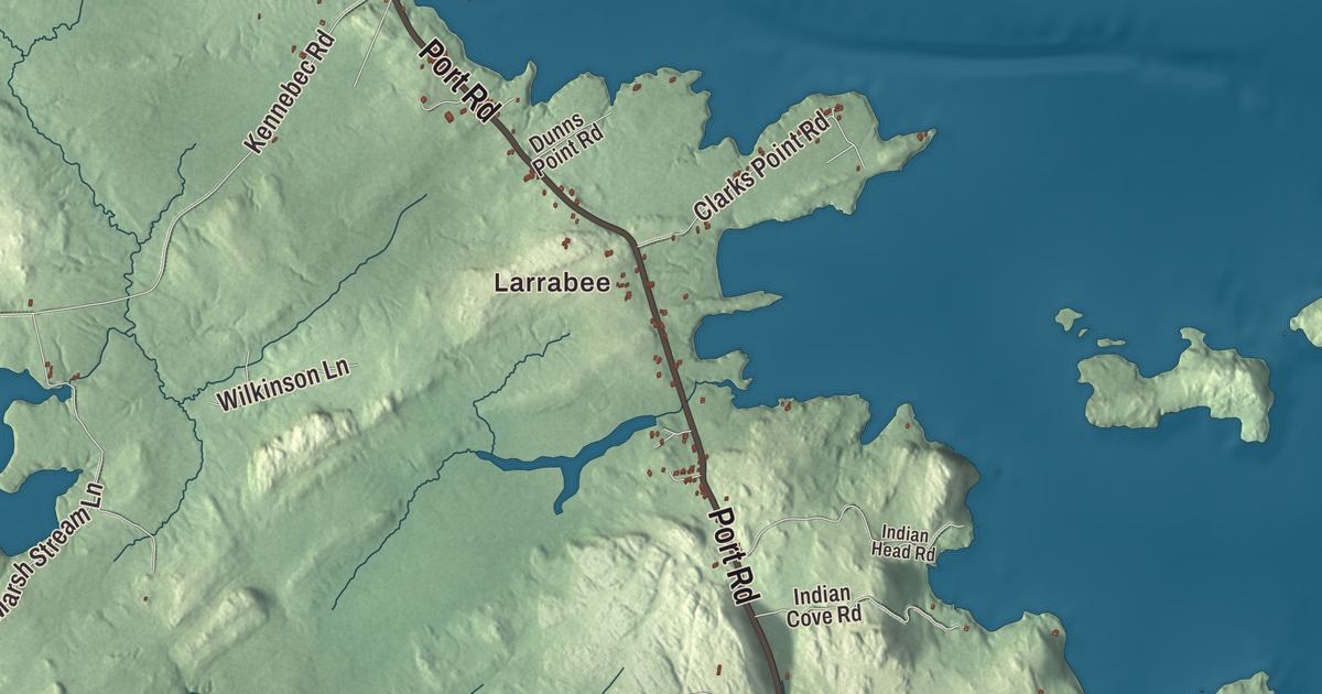 Map of Machiasport, Maine