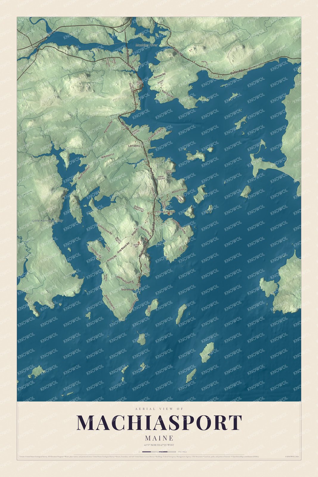 Watermarked full-map preview of Machiasport, Maine