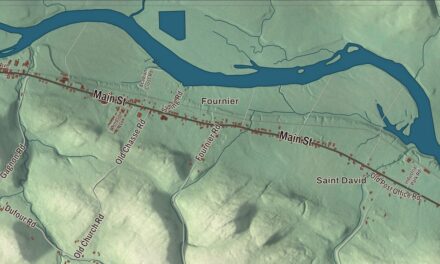 Map of Madawaska, Maine
