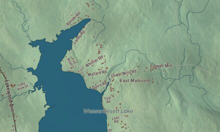 Map of Madison, Maine