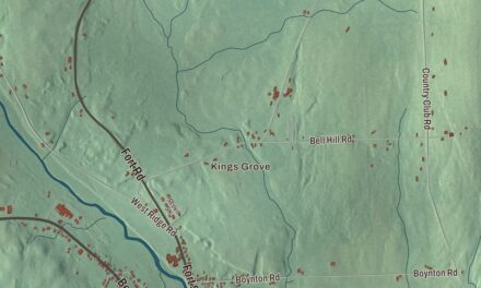 Map of Mars Hill, Maine