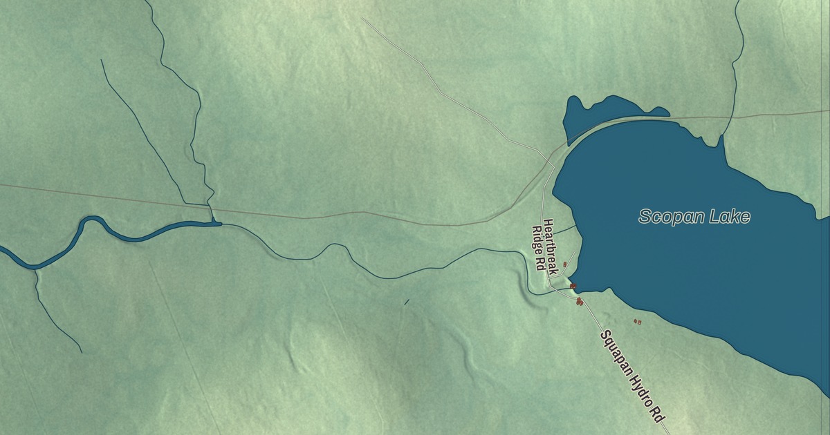 Map of Masardis, Maine