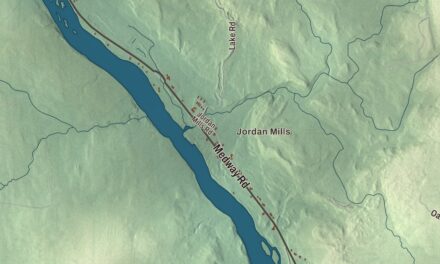 Map of Mattawamkeag, Maine