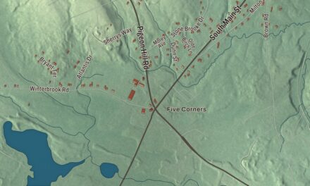 Map of Mechanic Falls, Maine