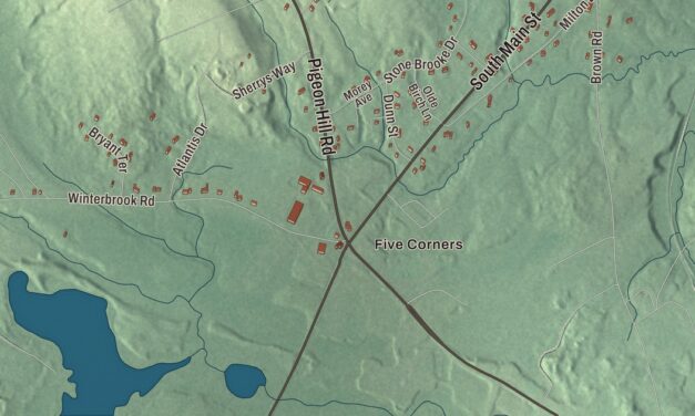 Map of Mechanic Falls, Maine