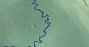 Close-up of the Meddybemps, Maine aerial map