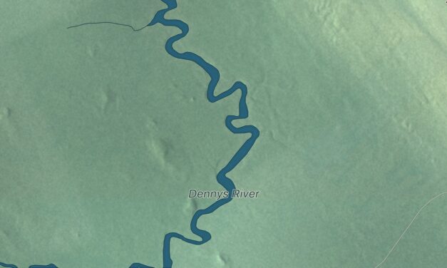Map of Meddybemps, Maine