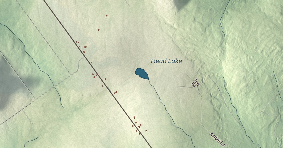 Map of Merrill, Maine
