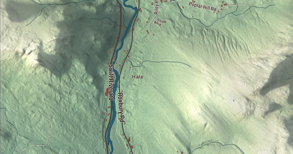Map of Mexico, Maine