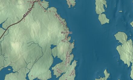 Map of Milbridge, Maine
