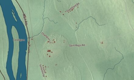 Map of Milford, Maine
