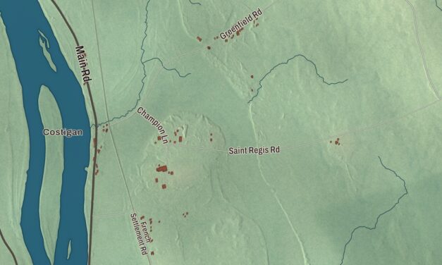 Map of Milford, Maine