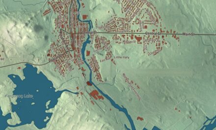 Map of Millinocket, Maine