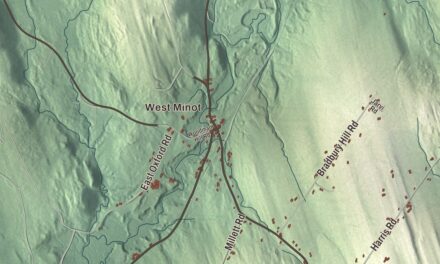 Map of Minot, Maine