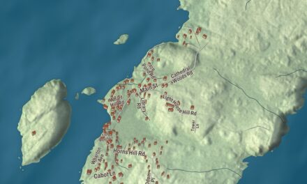 Map of Monhegan, Maine