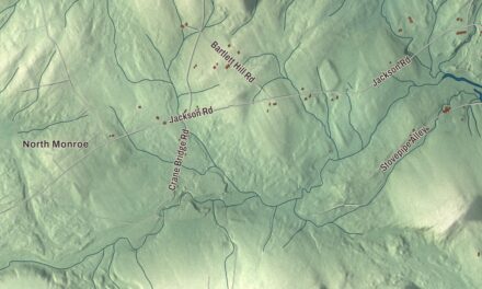 Map of Monroe, Maine
